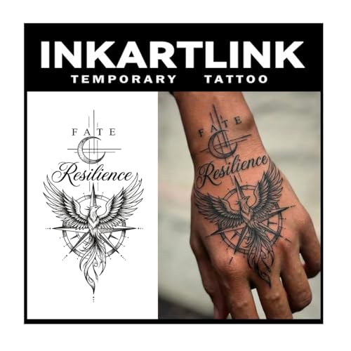 Semi-Permanent Tattoos - 2 Sheets Waterproof Realistic Design