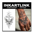 Semi-Permanent Tattoos - 2 Sheets Waterproof Realistic Design