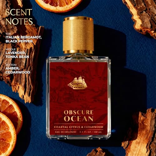 Old Spice Obscure Ocean Cologne for Men, 3.4 fl oz