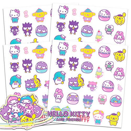 Hello Kitty Stickers and Temporary Tattoos Party Favor Bundle