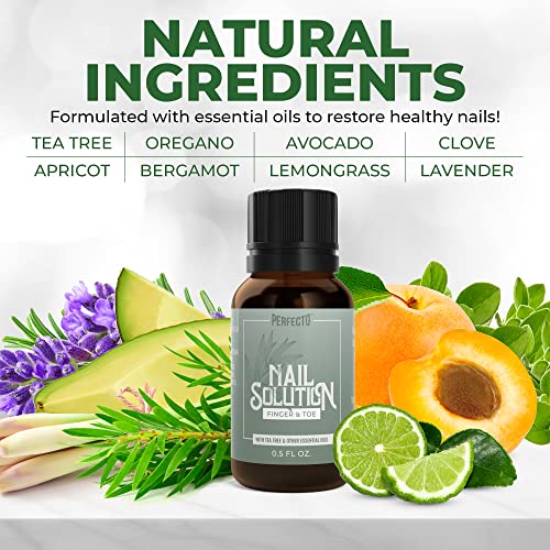 Perfecto Nail Treatment with Tea Tree Oil - Toenail & Fingernail Repair