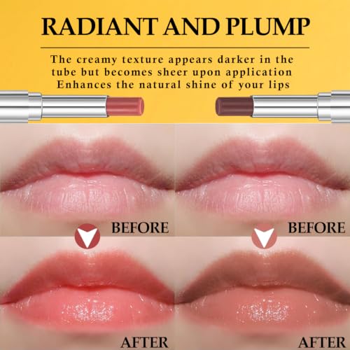 Honey Noir Lipstick Set - Moisturizing Lip Color, 2 Shades