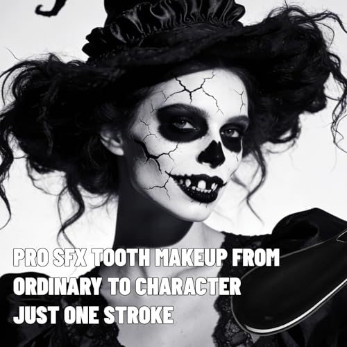 Black Tooth Paint for Cosplay & Halloween - Easy Apply