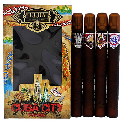 Cuba City 4-Piece Cologne Set for Men