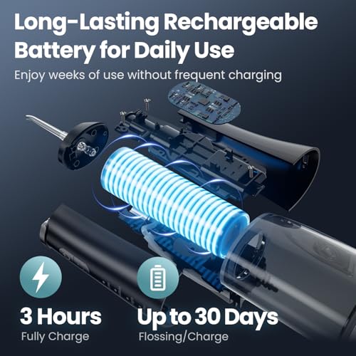 Onlyone Rechargeable Water Flosser with Adjustable Pressure