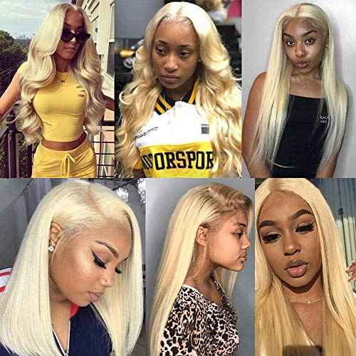 12A Human Hair Bundles 613 Blonde 18 20 22 Inch 3 Straight Bundles Human Hair Unprocessed Brazilian Remy Virgin Hair Extensions Raw Quick Weave Sew In Glossy Hair Bundles