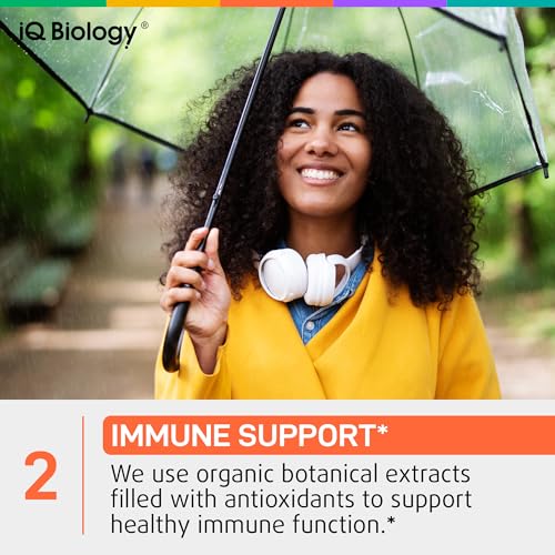 IQ Biology Organic Mullein Drops - Lung Support Supplement, 2 oz