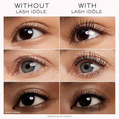 Lanc?me Lash Id?le Lash-Lifting & Volumizing Mascara - Black Mascara for Instant Volume, Length & Lift - Smudge Proof & Up To 24H Wear - Black