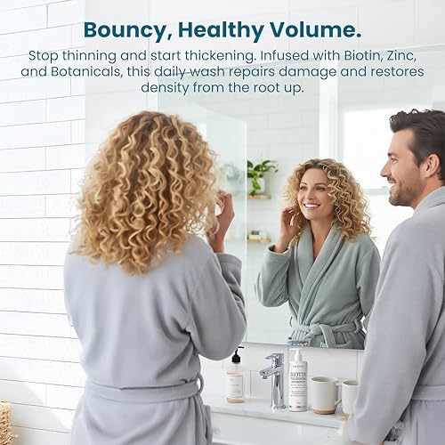 Paisle Botanics Biotin Thickening Shampoo – Fine Hair Volumizer