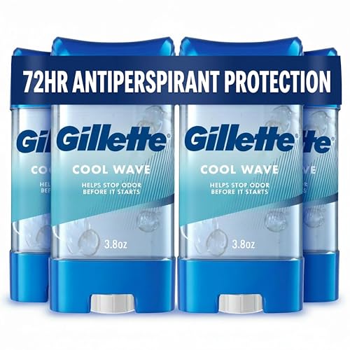 Gillette Clear Gel Antiperspirant Deodorant for Men 72hr