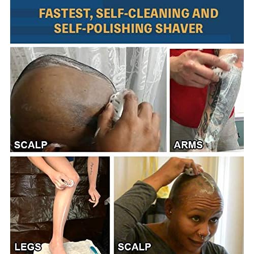 2x Classic Omnishaver - Pink - The Fastest Way to Shave Head, Legs, Arms, Body|An Alternative to Disposable Shaving Razors Self Cleans & Strops During Use with Durable Blade|Bald Head Shaver for Women