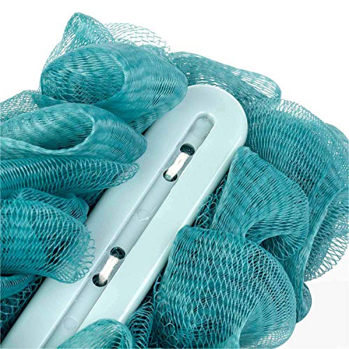 Long Handle Back Scrubber for Shower, Soft Nylon Mesh Brush