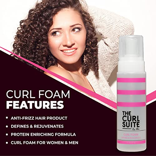 The Curl Suite Hydrating Curl Foam 7 oz | Anti-Frizz Mousse