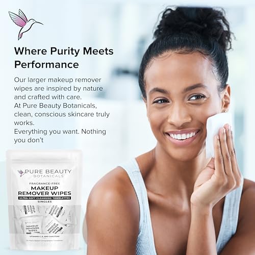 Natural Makeup Remover Wipes - 99% Effective