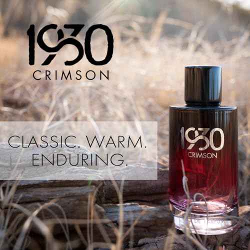 Men's Crimson Cologne by STS Ranch, Classic & Timeless Woody Spicy Fragrance with Bergamot, Juniper Berry, Black Pepper, Vetiver & Cedarwood, Warm Masculine Scent, 100 ml
