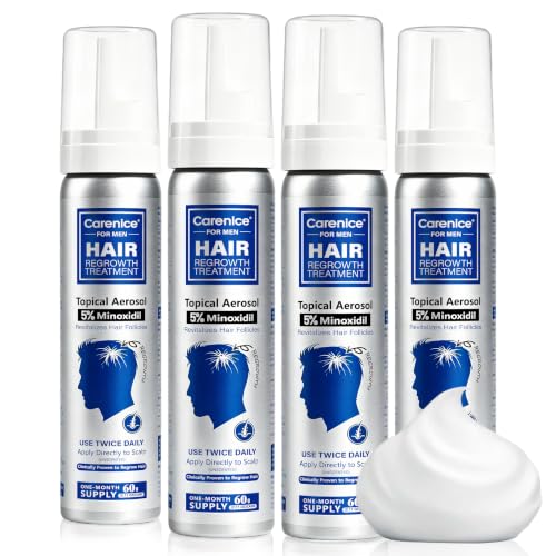 Men's 5% Minoxidil Foam with Biotin - Hair & Beard Growth