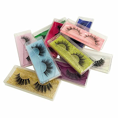 MIKIWI 5D Faux Mink Lashes 10 Pack - 12-20mm Natural Volume