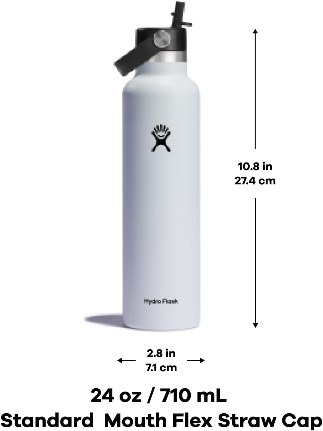 Hydro Flask 24 Oz Standard Flex Straw Cap Fossil