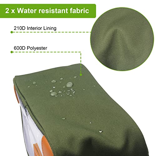 Lermende Clear Toiletry Bag for Men & Women Travel Organizer, Green
