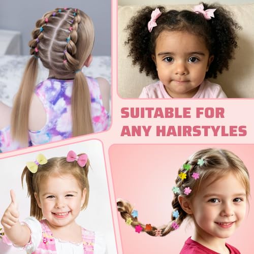 933-Piece Girls Hair Accessories Set with Organizer - Beige