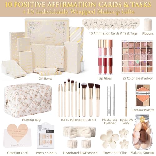 10-Piece Makeup Gift Set for Teen Girls | Cosmetics & Accessories Box