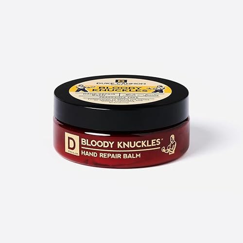 Duke Cannon Supply Co. Bloody Knuckles Hand Repair Balm 3-Pack ? 5 oz Unscented Hand Cream for Workers Fighters and Athletes ? Heavy Duty Moisturizer for Dry Cracked Hands
