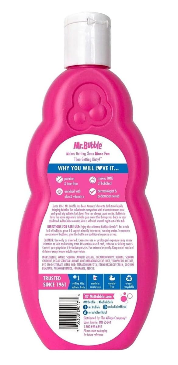 Mr Bubble Bubble Bath Original 16 Ounce (Pack of 6)