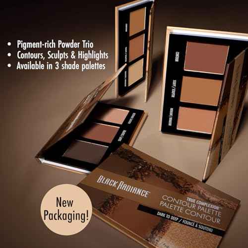 Black Radiance True Complexion Contour Palette, Medium to Dark, 0.38 Ounce