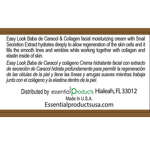 Baba de Caracol Snail Cream With Collagen Regenerating & Firming Cream Crema Regenerante & Reafirmante (Pack of 2)