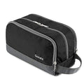 Gonex Black Travel Toiletry Bag for Men - Water Resistant Dopp Kit