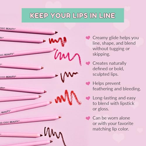 KimChiChic Lip Liner Pencil - Vanilla Bean, Long-Lasting