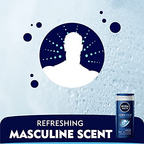 NIVEA Men Cool Kick Shower Gel 250 Ml