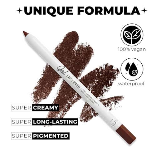 Lamel Gel Lip Liner Pencil – Intense Brown Waterproof