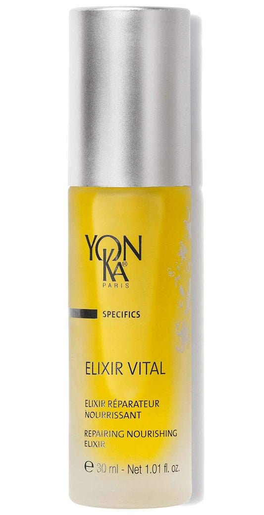 Yon-Ka Elixir Vital Concentrate (30ml) Revitalizing Anti-Aging Treatment to Moisturize and Remineralize Skin, Vitamin-Packed Anti-Wrinkle Serum, Paraben-Free