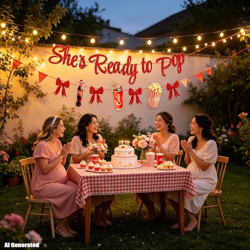She's Ready to Pop Banner - Retro Soda Shower Decor