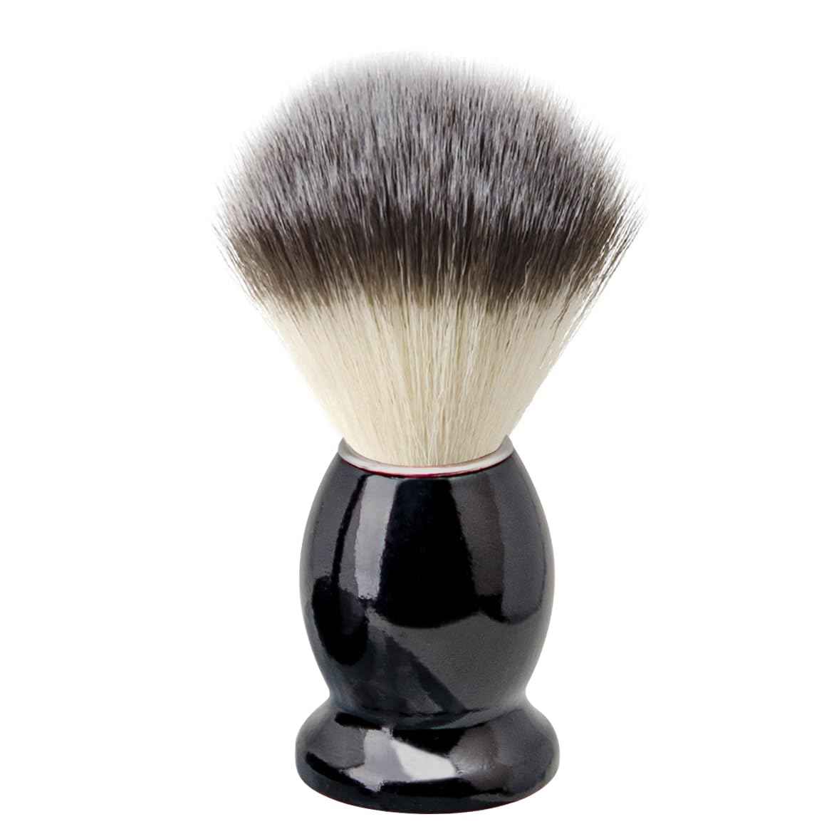 ZENGRASOIR Safety Razor and Brush Stand Holder with Synthetic Hair Shaving Brush with Solid Wood Handle Prolong The Life of Your Shaving Brush