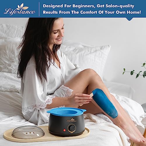 Lifestance L1 Waxing Kit + 1LB Chamomile Blue Hard Wax Beads