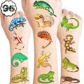 100 PCS Gecko Lizard Temporary Tattoos for Kids