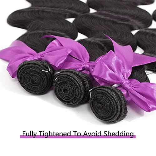 12A Human Hair Bundles 16 18 20 Inch Body Wave Bundles Human Hair 100% Unprocessed Brazilian Virgin Weave 3 Bundles Deals