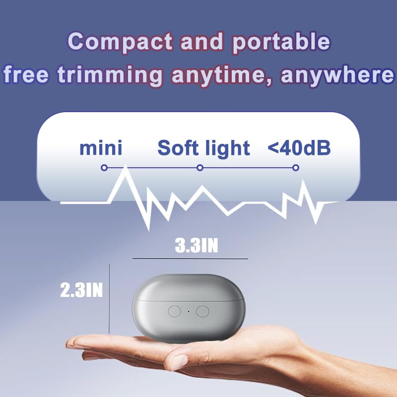 Electric Nail Clipper 4-in-1 with LED Light & Nail Collection
