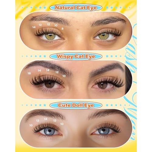 Natural Lash Clusters Clear Band Wispy Cluster Eyelash Extensions Fairy Eyelash Clusters For Daily Look Individual Lashes Natural Look 8-16MM 120Pcs by Zegaine