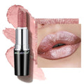 Anglicolor Metallic Nude Pink Lipstick - Hydrating 3D Shimmer
