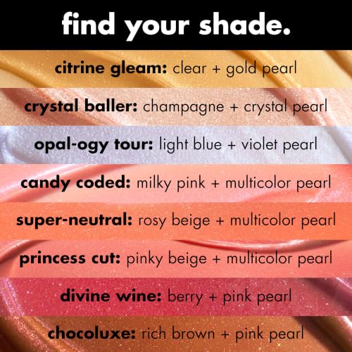 e.l.f. Glow Reviver Lip Oil Glimmer Super-neutral Hydrating Lip Gloss