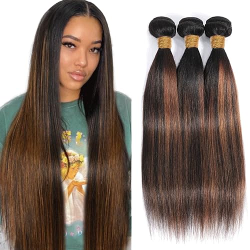 P1B30 Brazilian Straight Human Hair Bundles 30-34 Inch