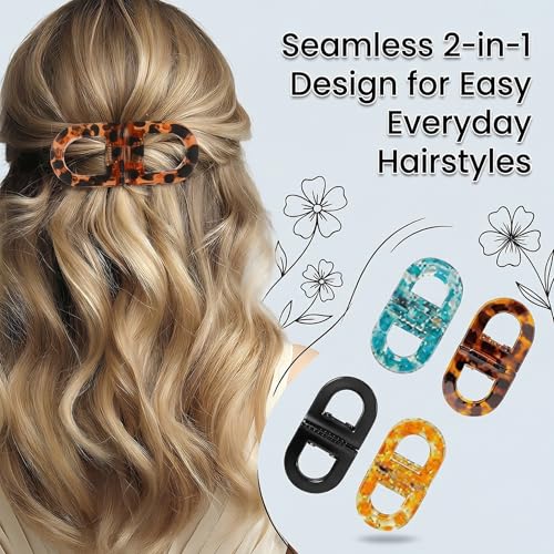Magnetic Hair Clips for Women | Strong Hold No-Slip Styling