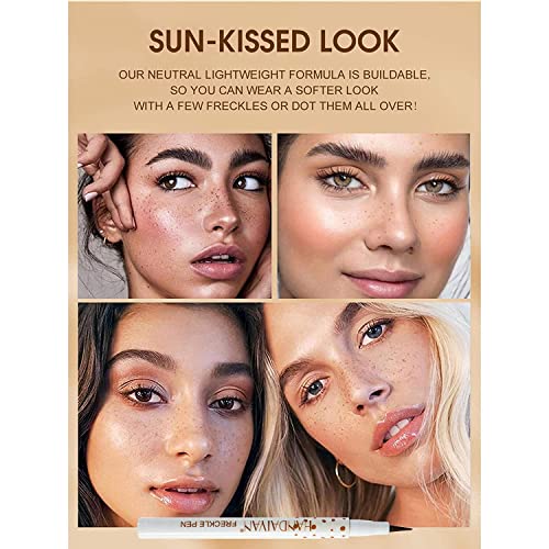 4-Color Freckle Pen - Waterproof Natural Makeup