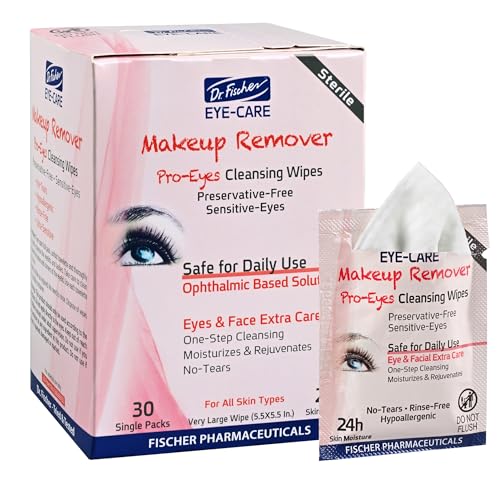 Dr. Fischer Eye Makeup Remover Wipes – Preservative-Free