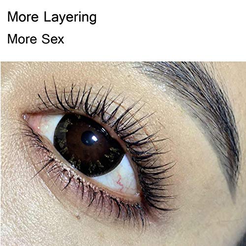 Bulk False Eyelashes 400 Count - 8-16mm 3D Volume Mixed Clusters
