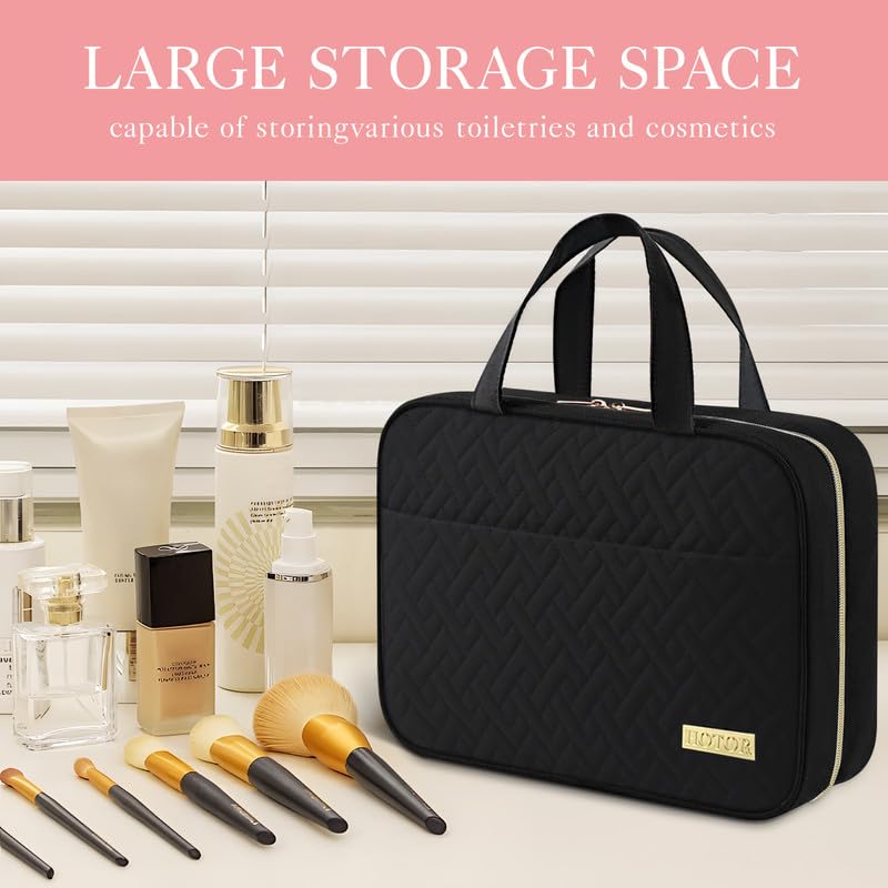HOTOR Hanging Toiletry Bag - Waterproof Travel Organizer