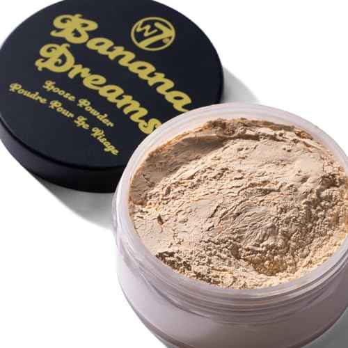 W7 Banana Dreams Loose Setting Powder - Weightless Yellow Blurring Powder For All Skin Tones - 2 Pack